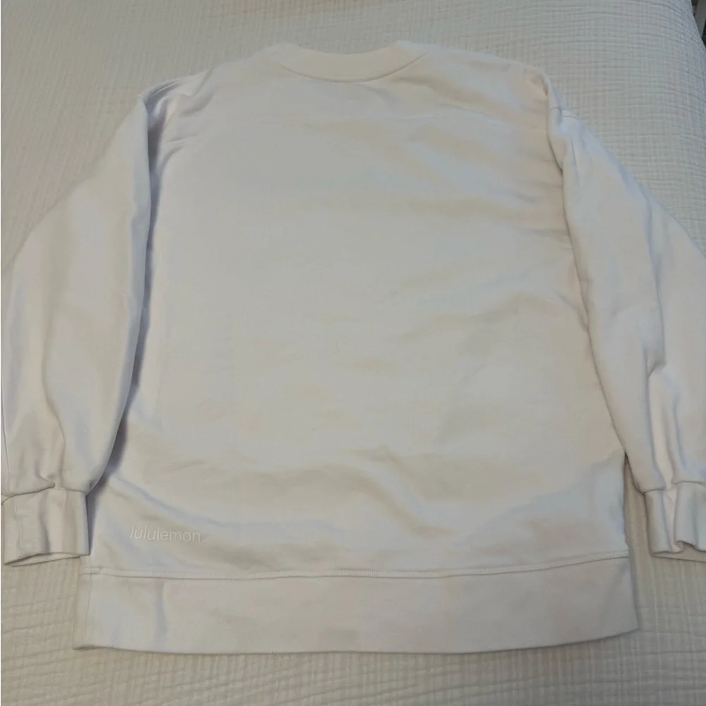 White Lululemon Penn State Crew Neck - Picture 2 of 3